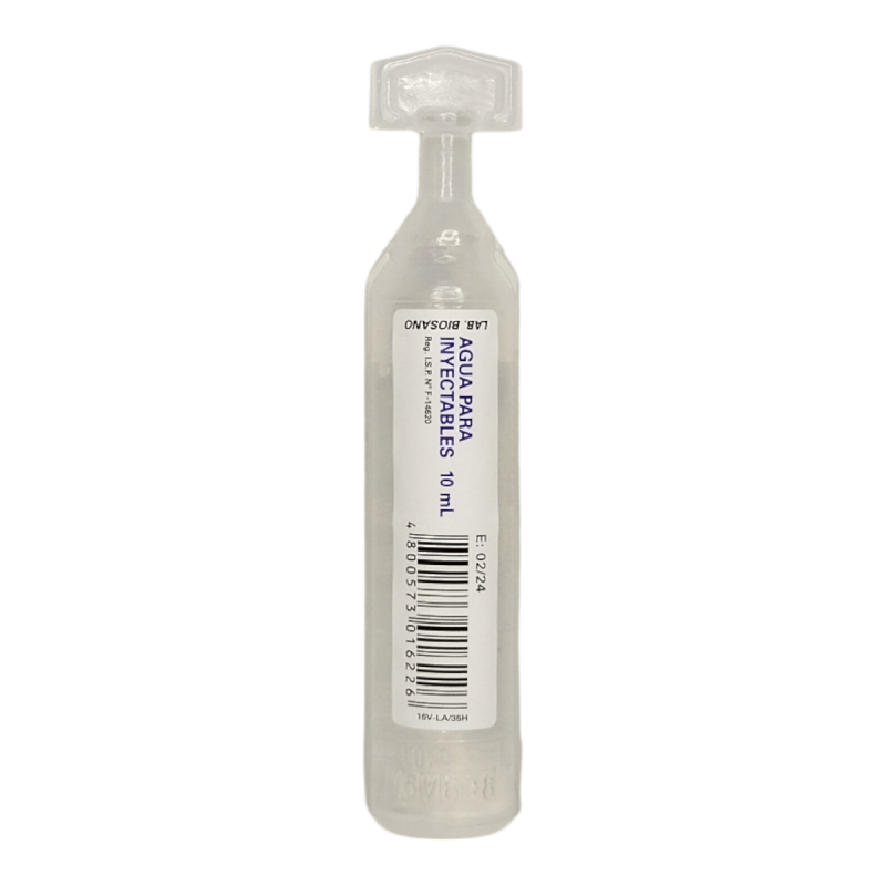 AGUA ESTERIL 10ML BIOSANO