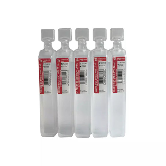 CLORURO SODIO 10% 10ML CAJA 100UNID